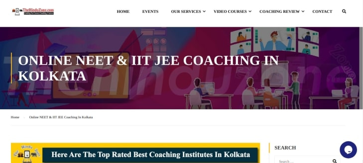 The Hindu Zone IIT—JEE Coaching Center in Kolkata