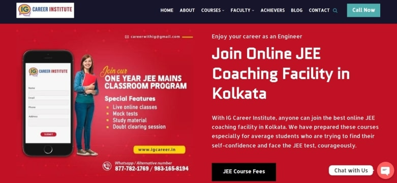 IG Career Institute for JEE Coaching in Kolkata